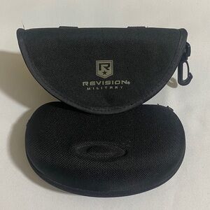 Lot of 2--OAKLEY & REVISION Military Sport Eyewear Sunglass Cases